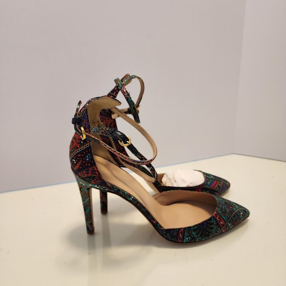 J. Crew Collection Silk Printed Pumps - Picture 3 of 8